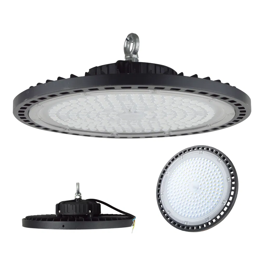 IP66 lumière LED haute baie 100W 150W 200W atelier usine atelier entrepôt arène supermarché lampes lumières industrielles