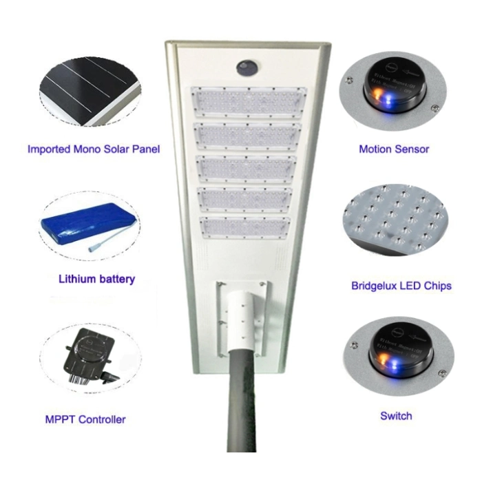 Rygh-M150 Highway Roadway 150W Integrated All in One LED Solar Street Lights