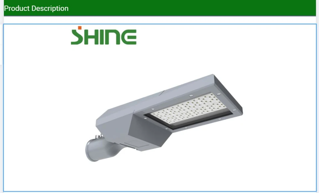 5 Years Warranty Parking Lot 30-250W Smart Roadway Die Cast Aluminium Lamp Good Price LED Street Light