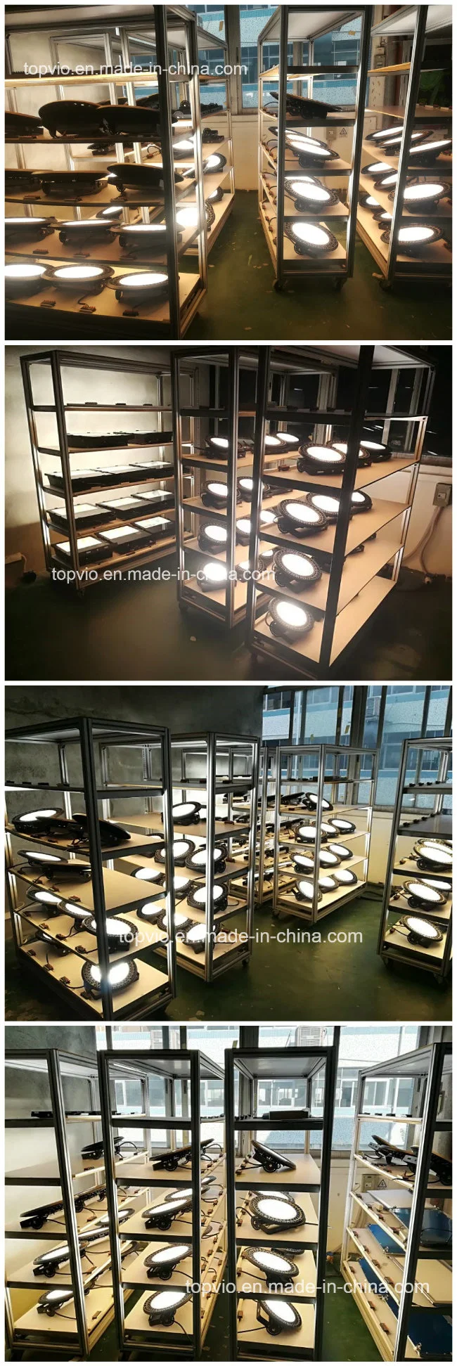 60W 100W 150W 200W UFO Warehouse LED Industrial High Bay Light