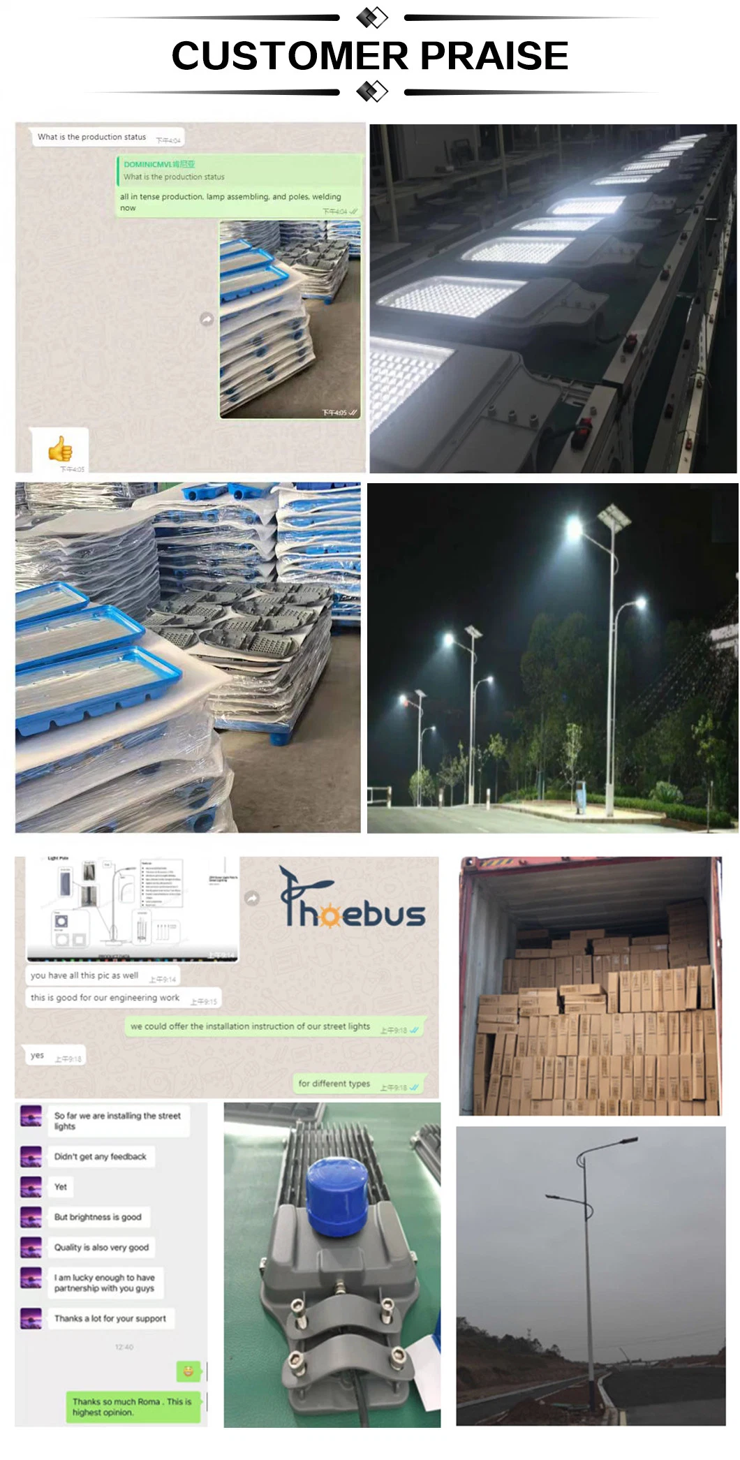 LED Street Lamp 90W 150W 200W 250W 300W IP66 Parking Area Site Roadway Lighting Fixture Luminaire Light