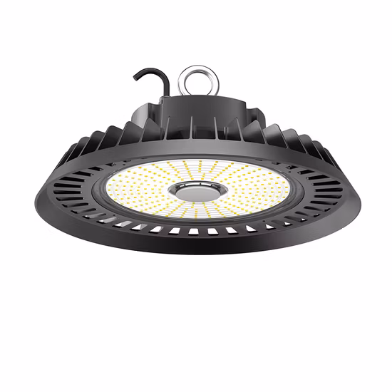 CE RoHS nouvel entrepôt Zigbee industriel IP67 étanche linéaire lumière LED grande hauteur 100 W 150 W 200 W UFO lumière LED haute baie