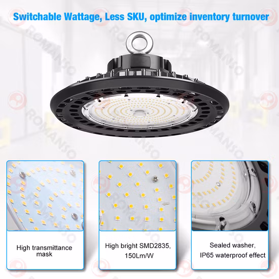 Usine SMD 2835 Romanso Chine éclairage lampes linéaires intérieur LED en alliage d'aluminium